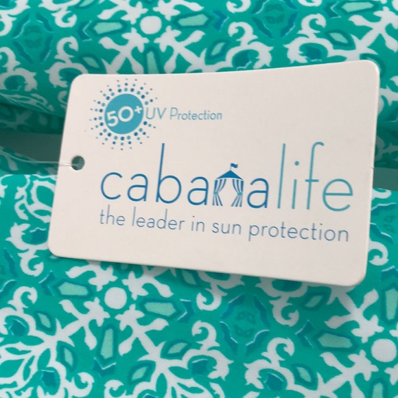 Cabana Life Monaco Blu Zip Shoulder Dress NWT Med - Picture 7 of 8